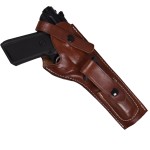 Leather Ruger Mark 22 Holster with Magazine Pouch - Fits Tactical MK I, II, III, IV  with 5.5 inch Barrel
